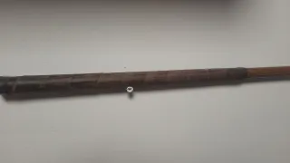 Palo de golf de madera vintage