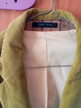 Giacca Zara verde taglia 42