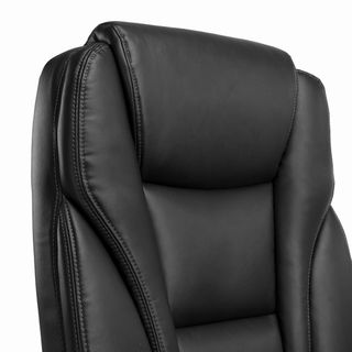 Sillón de Oficina Negro/Plateado