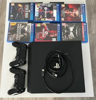 PS4 Pro + 2 Mandos + 6 Juegos