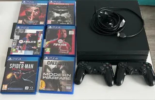 PS4 Pro + 2 Mandos + 6 Juegos