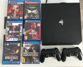 PS4 Pro + 2 Mandos + 6 Juegos