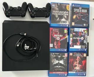 PS4 Pro + 2 Mandos + 6 Juegos