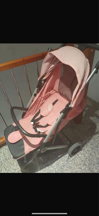 Carro de paseo niña rosa