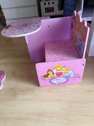 Pupitre infantil Princesas Disney madera