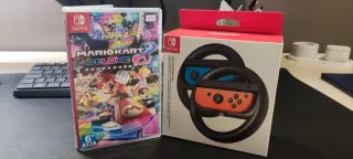 Mario Kart 8 Deluxe + 2 Volantes Nintendo Switch