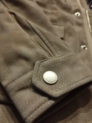 Chaqueta Biker Desigual Beige Talla XS