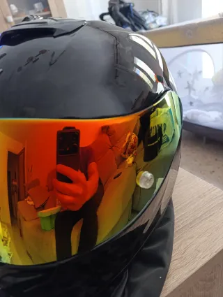 Casco Scorpion R1 Onyx Carbono Forjado T/L