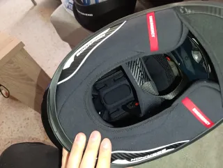 Casco Scorpion R1 Onyx Carbono Forjado T/L