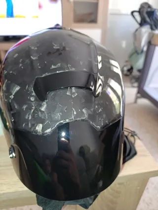 Casco Scorpion R1 Onyx Carbono Forjado T/L