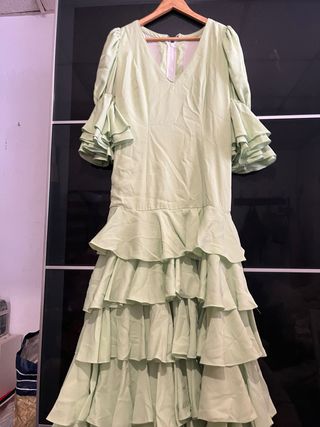 Traje de flamenca volantes