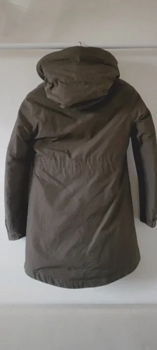 Piumino Woolrich donna verde oliva