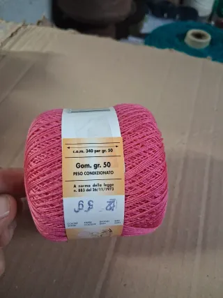 Gomitoli Cotone N.8 Fuxia - 10pz