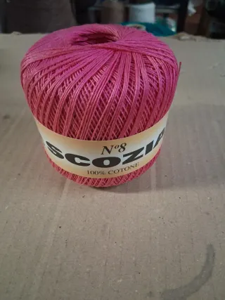 Gomitoli Cotone N.8 Fuxia - 10pz