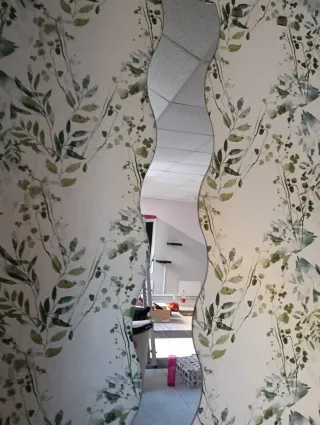 Espejo decorativo ondulado. Tengo tres iguales