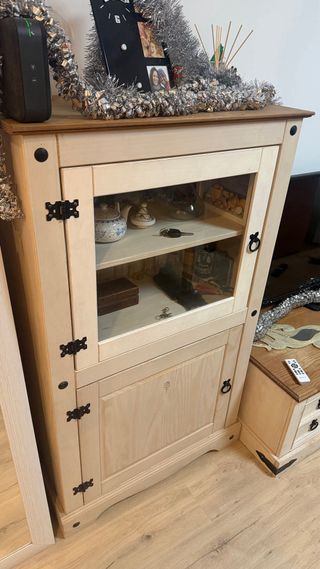 Conjunto Muebles Salón Rústico Madera