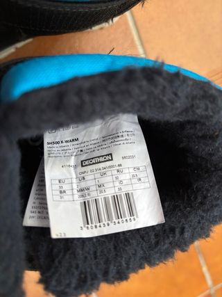 Botas nieve niño Decathlon T.33