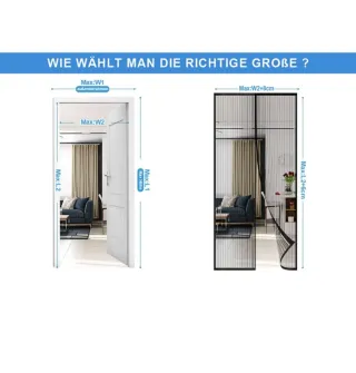 Mosquitera Puerta Magnética 95x210cm