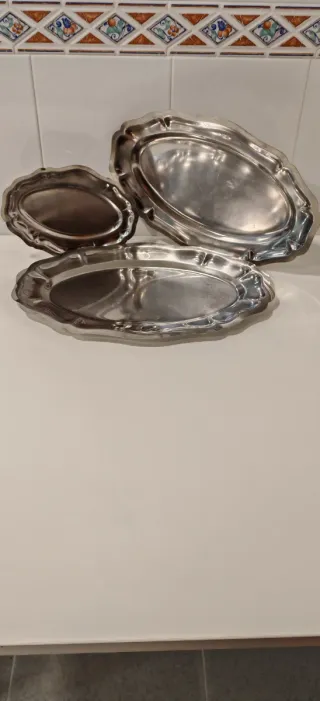 Bandejas Acero Inoxidable Set 3