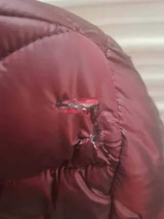 Chaqueta granate niña