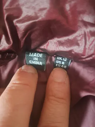 Chaqueta granate niña