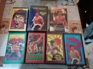 7 VHS Bruce Lee Introvabili