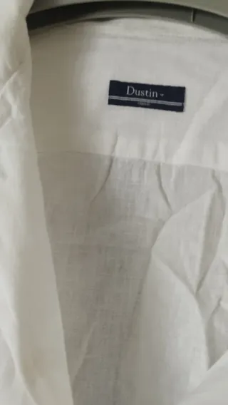 Camisa dustin de hombre blanca