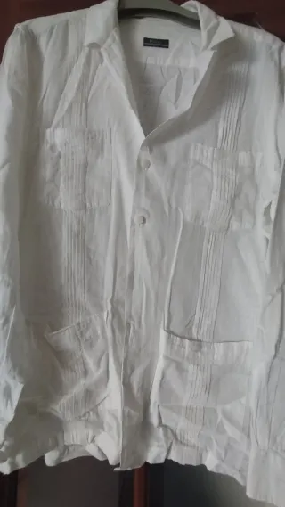 Camisa dustin de hombre blanca