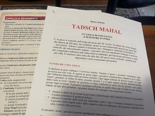 Gioco da tavolo Tadsch Mahal - Reiner Knizia