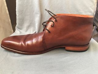 Botines de piel marrones para hombre