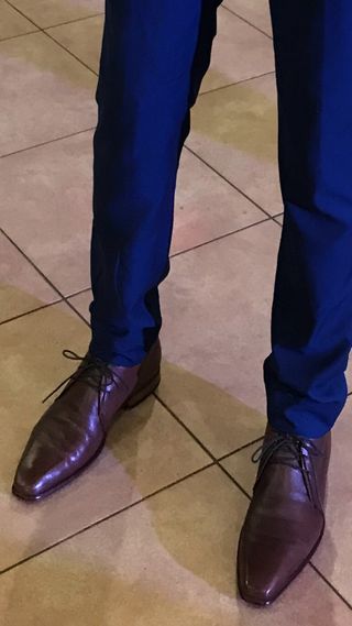 Botines de piel marrones para hombre