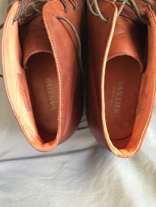 Botines de piel marrones para hombre