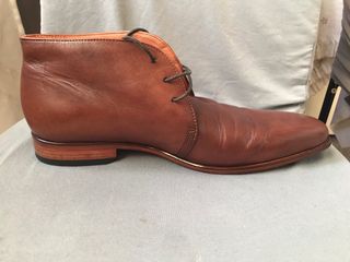 Botines de piel marrones para hombre