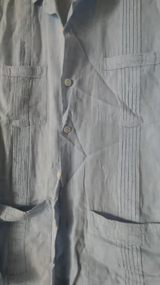 Camisa Dustin Hombre Azul