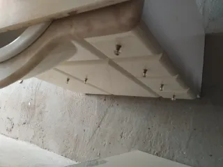 Mueble de baño con repisa de mármol