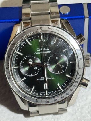 Omega Speedmaster Cronógrafo Verde