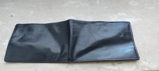 Portafoglio Carimmo vintage pelle nero oro