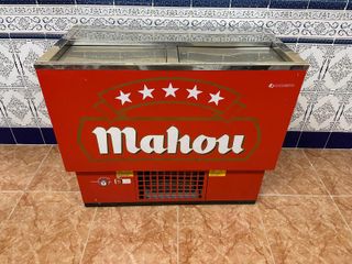 Nevera Botellero Mahou Roja Vintage