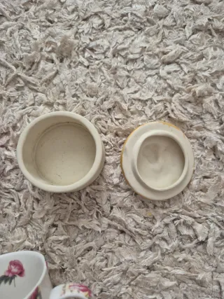 Set 3 Oggetti Decorativi Cuore Angelo Tazza