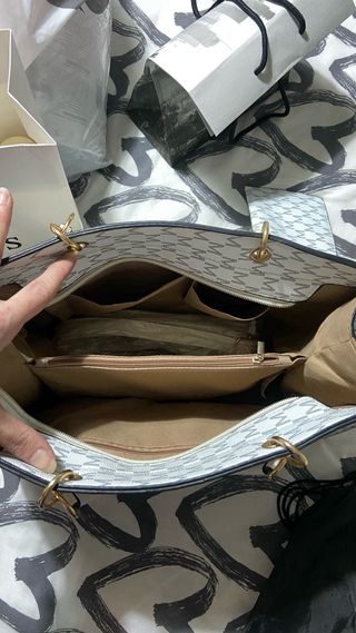 Bolso Michael Kors Blanco con Monedero