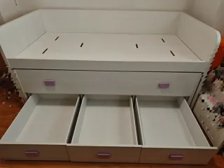 Muebles Sarria .Cama nido 90cm con cajones