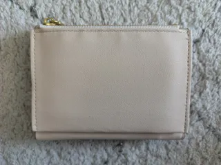 Cartera inspiración Coach Beige y Dorada Mujer
