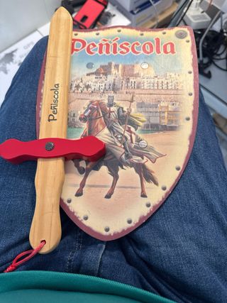 Set Espada Escudo de Madera - Caballero Templario