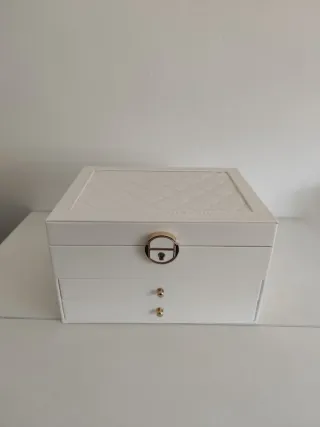 Joyero 3 Niveles Blanco