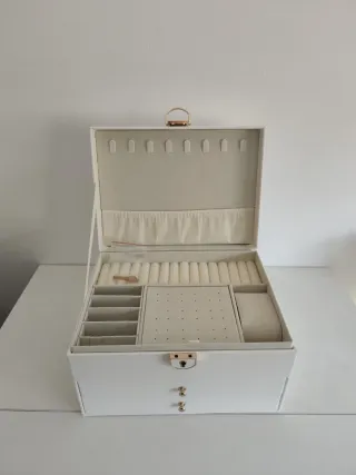 Joyero 3 Niveles Blanco