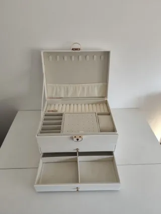 Joyero 3 Niveles Blanco