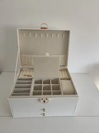 Joyero 3 Niveles Blanco