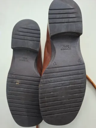 Botín de cuero marrón