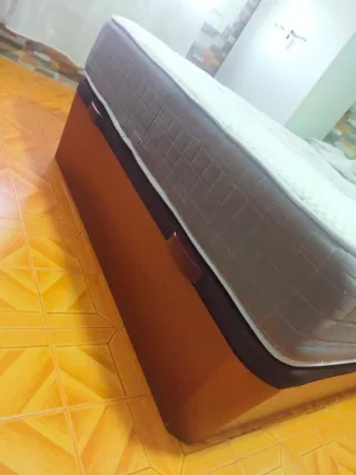 Cama con canapé y colchón