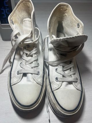 Converse All Star Beige/Blanco Talla 37